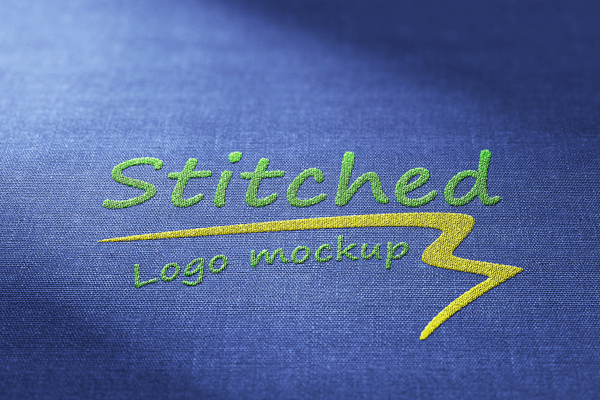 3 x Stiched Logo Mockups, a Product Mockup by GrafxFun (Photo 3 of 3)