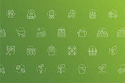 Gardening and Farming icons, an Outline Icon by Vineta Rendon (Thumbnail 3 of 7)