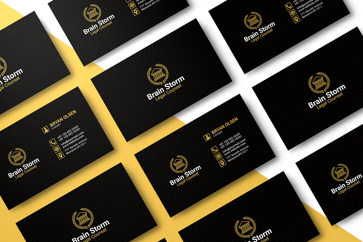 100 Business Card Template Bundle, a Business Card Template by Smashing_Studio (Photo 34 of 80)