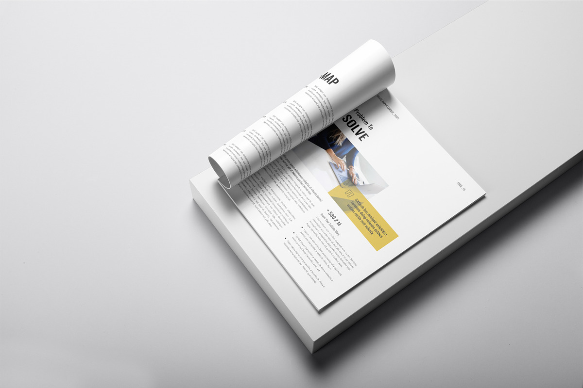 Business White Paper Template, a Brochure Template by DesignCrest (Photo 8 of 13)