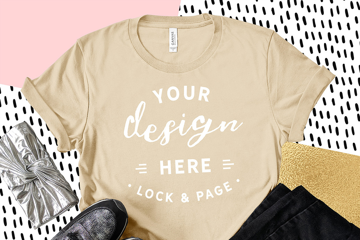 Bella Canvas 3001 Graphic Mockups, a Shirt Mockup by lock and page (Photo 18 of 65)