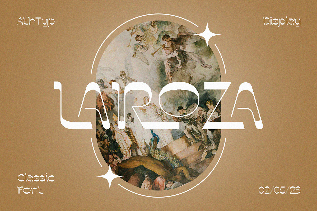 Laroza - Classic Display Font, a Font by AuthenType (Photo 1 of 10)