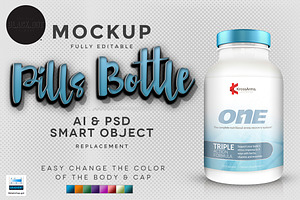 Realistic Pills Bottle V3