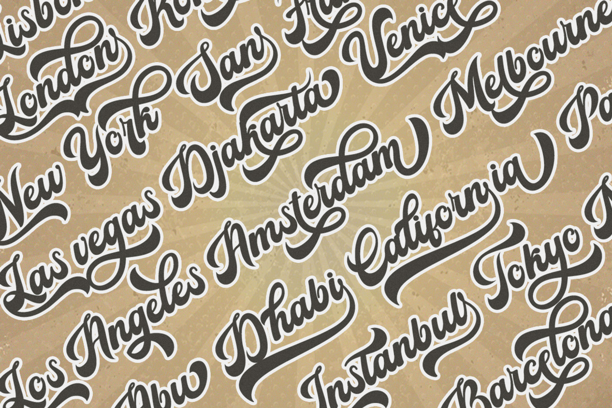 Blacklight Script, a Script Font by HKL Studio (Photo 5 of 14)