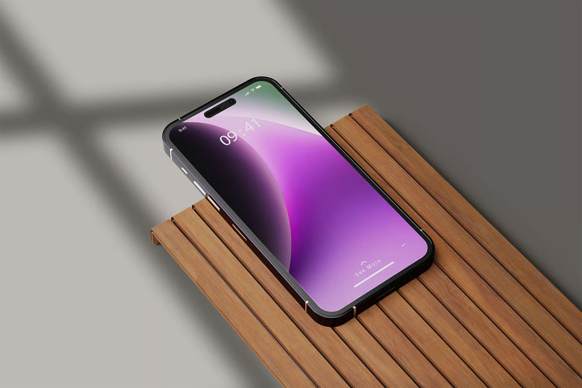 iPhone 14 Pro Max Mockup, an iPhone Mockup by zpackcreative (Photo 2 of 7)