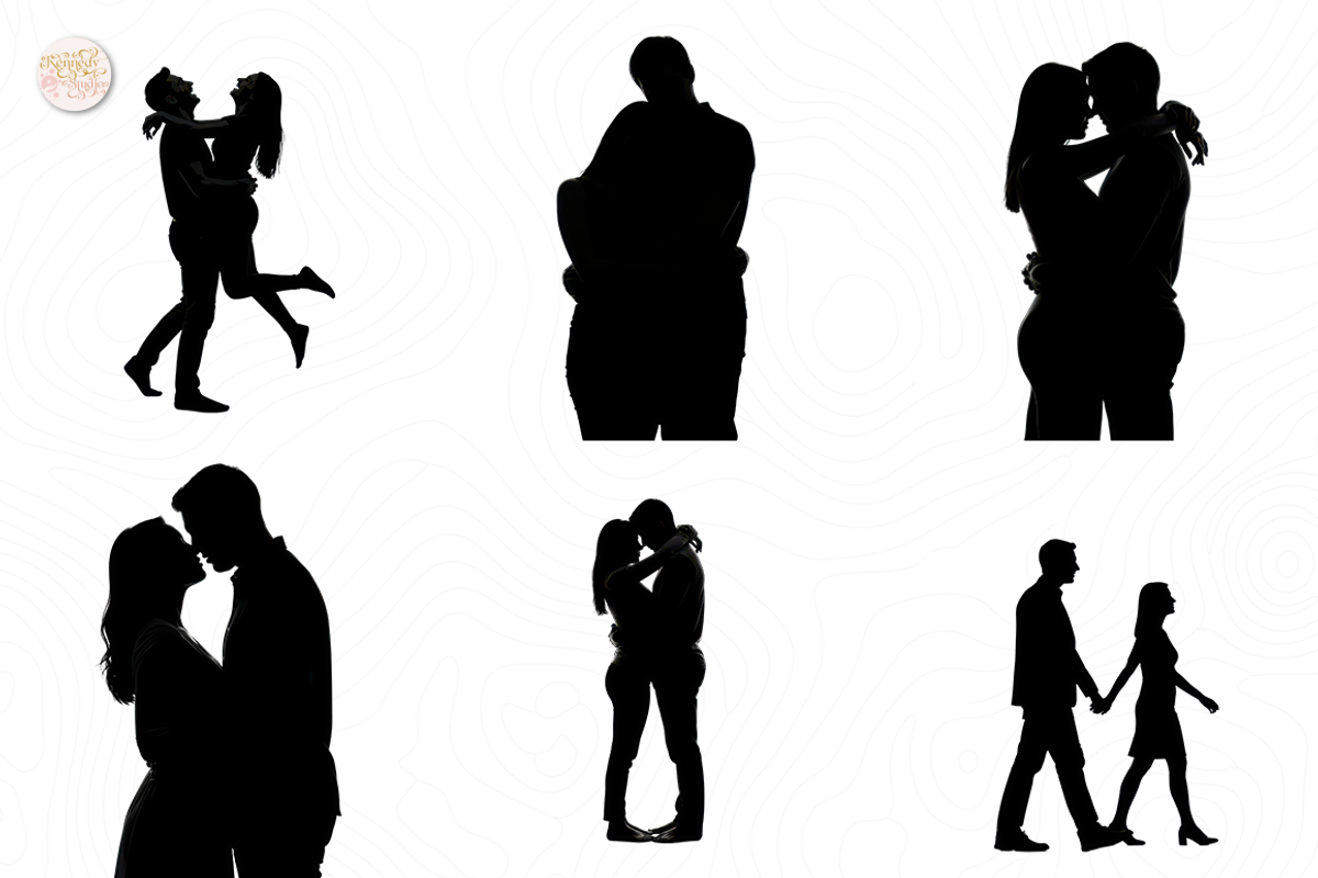Couple in Love PNG & SVG Clipart, a Person Illustration by KennedyStudio (Photo 3 of 4)