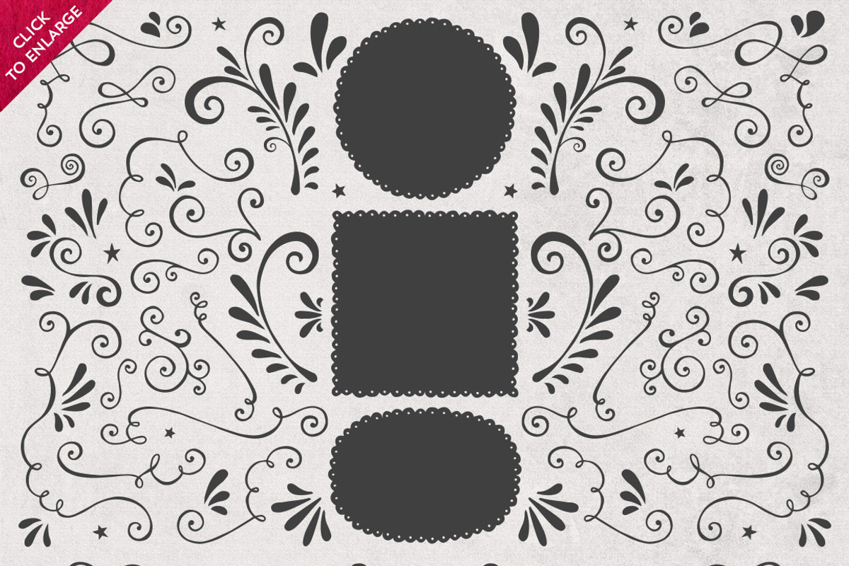 DIY Decorative Typography Pack, a Decorative Illustration by Callie Rian & Co. (Photo 2 of 5)
