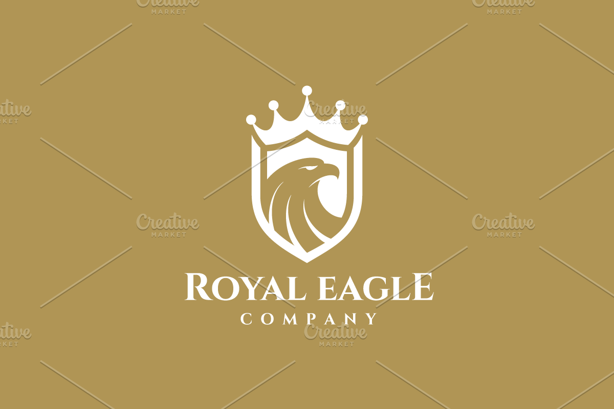 Royal Eagle Shield Crown Logo, a Branding & Logo Template by yopie (Photo 3 of 4)