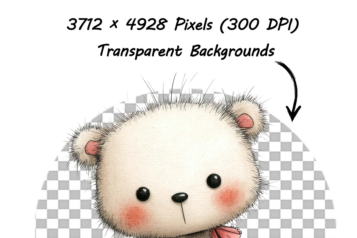 Whimsical Doodle Valentine Animals, an Illustration by one-touch (Photo 19 of 19)