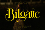 Bilgatte Modern and Elegant Ligature, a Serif Font by Alfinart (Thumbnail 1 of 8)