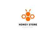 Honey store logo template., a Branding & Logo Template by Anton Akhmatov (Thumbnail 3 of 3)
