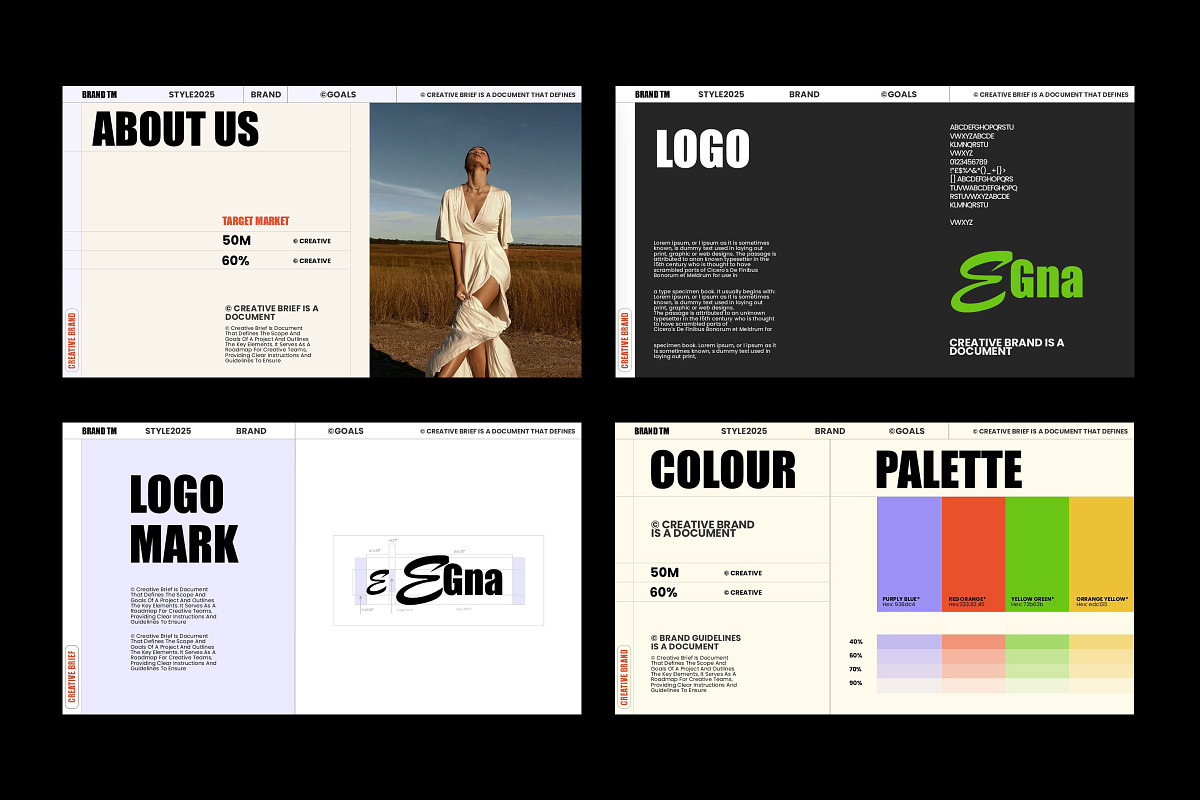 Branding Guideline Template, a Presentation Template by Studio Industry (Photo 6 of 8)