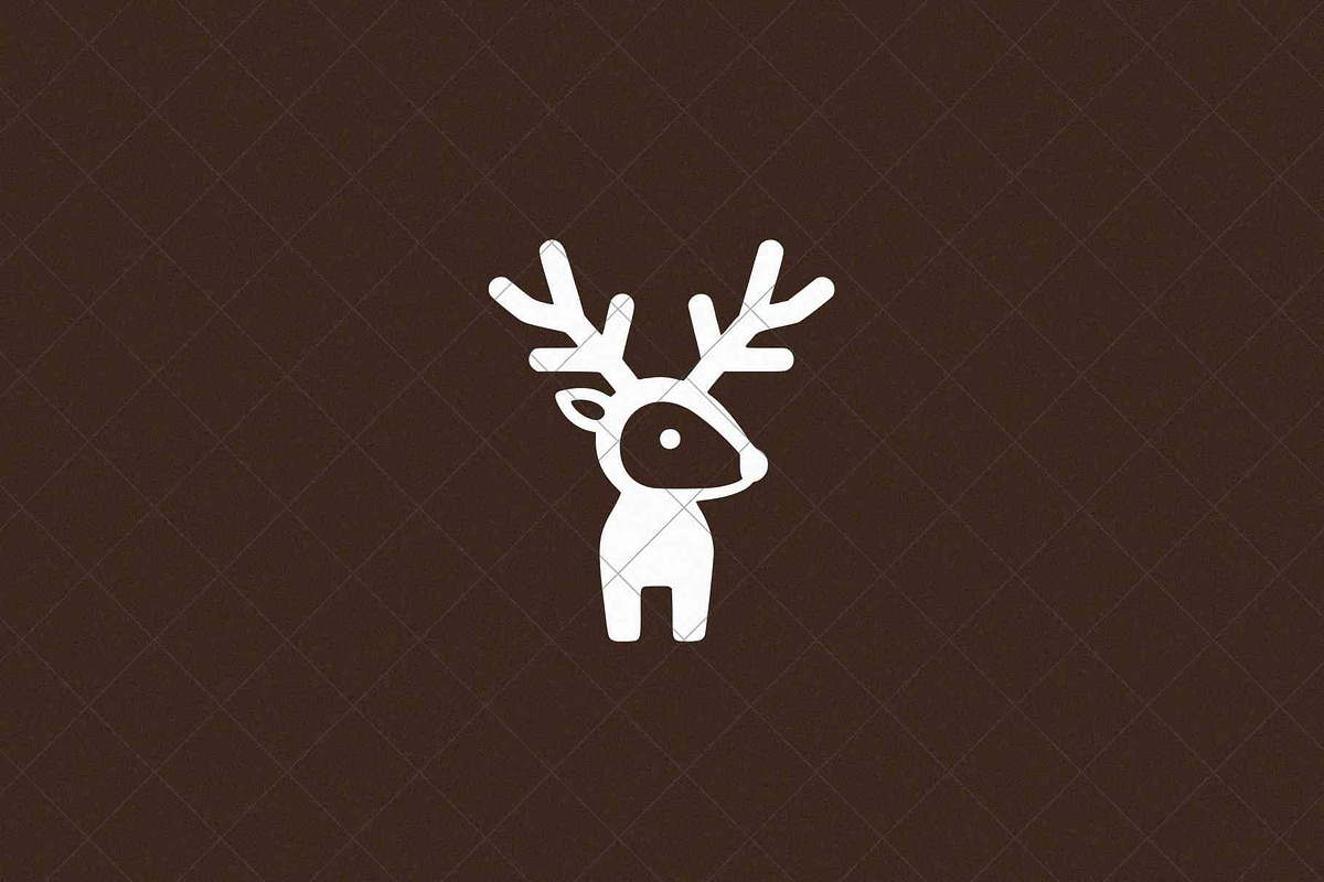 Minimalist Deer Icon Stag, an Animal Illustration by Vectorium Studio (Photo 4 of 4)