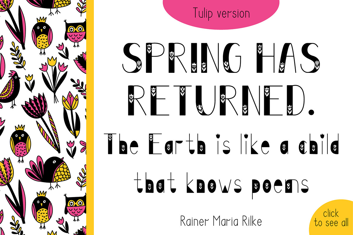 Tulip Font Family preview 3