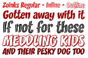 Zoinks - a bouncy fun comic font, a Handwritten Font by Comicraft Fonts (Thumbnail 4 of 4)