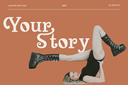 Roussa Aesthetic Slab Serif, a Slab Serif Font by Boril Std (Thumbnail 4 of 10)