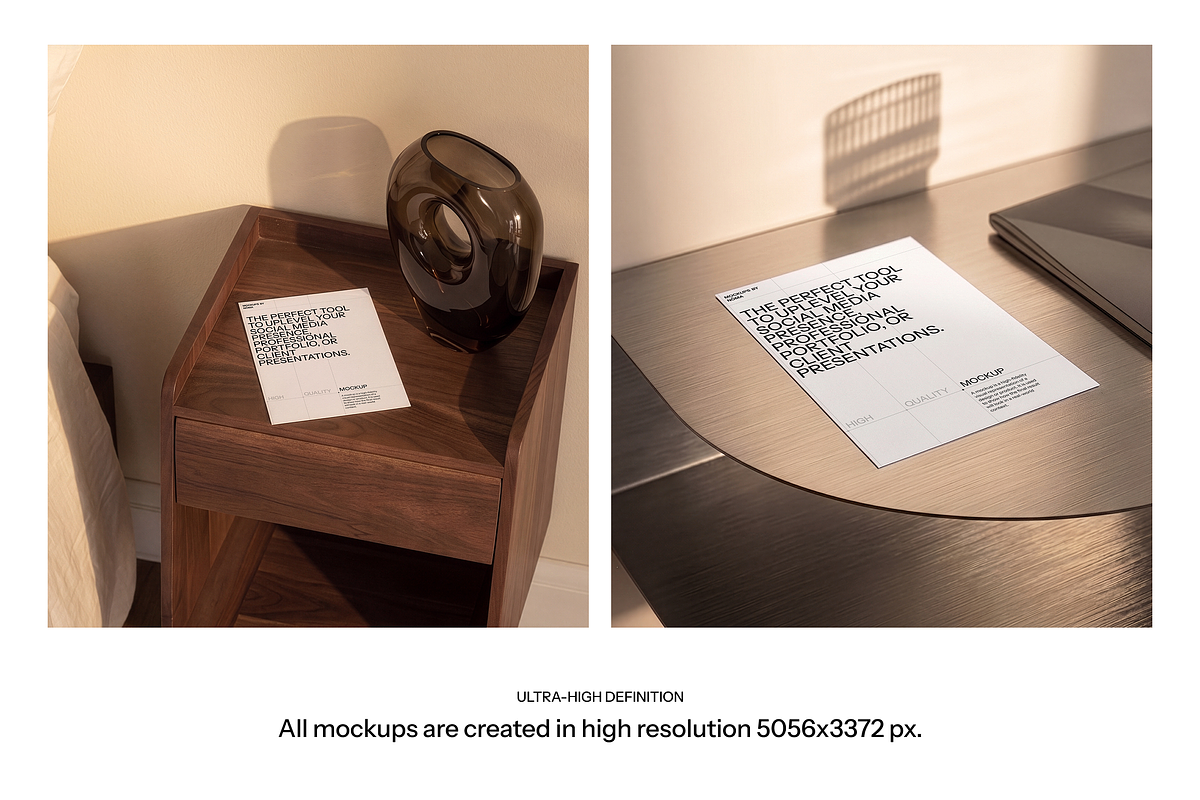 Aesthetic 5x7 Card Mockup Set, a Books & Magazine Mockup by The Noma Studio (Photo 5 of 7)