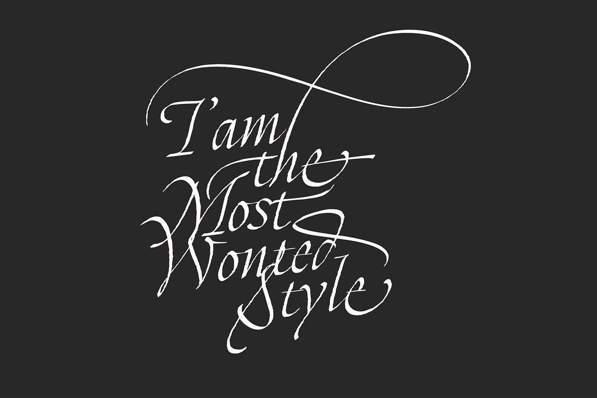Zalika - Italic Calligraphy Font, a Blackletter Font by Cititype (Photo 11 of 12)