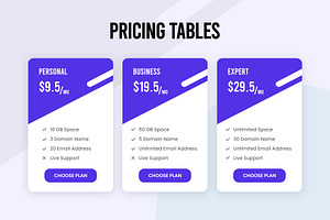 Pricing Table