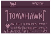 heart shaped font, a Font by weknow (Thumbnail 2 of 5)