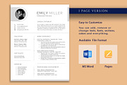 Modern, Creative Resume Template, a Resume Template by VictoriousVita (Thumbnail 2 of 8)
