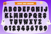 Scary Drip - Halloween Drippy Font, a Symbol Font by AnningArts (Thumbnail 10 of 10)