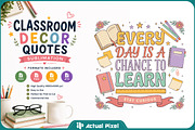 Classroom Decor Quotes Bundle, an Education Illustration by Actual Pixel (Thumbnail 4 of 13)