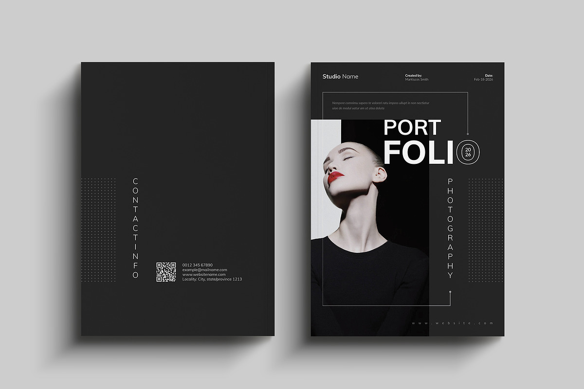 Photography Portfolio Template, a Brochure Template by StyleArt (Photo 13 of 15)