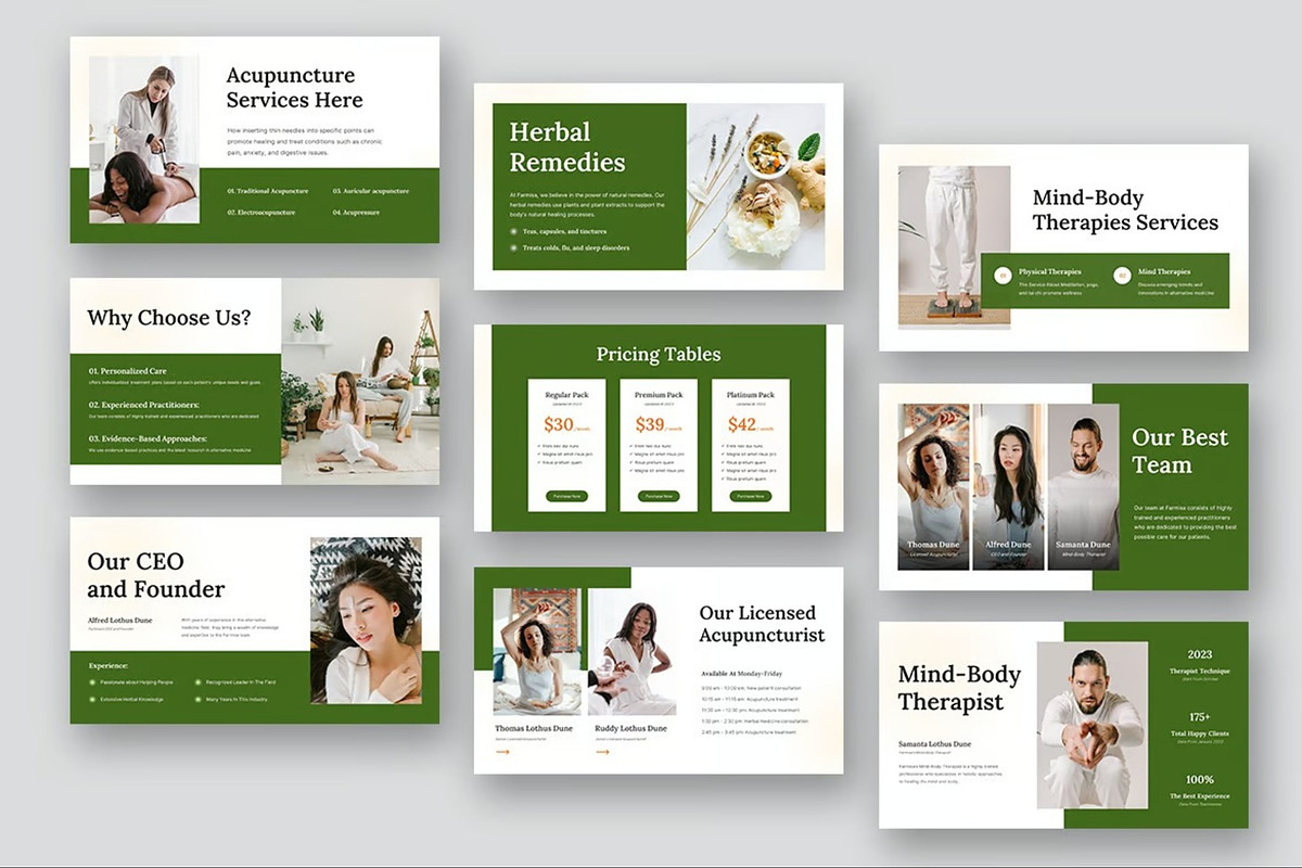 Medical Alternative Powerpoint, a Presentation Template by Fit-tee (Photo 6 of 10)