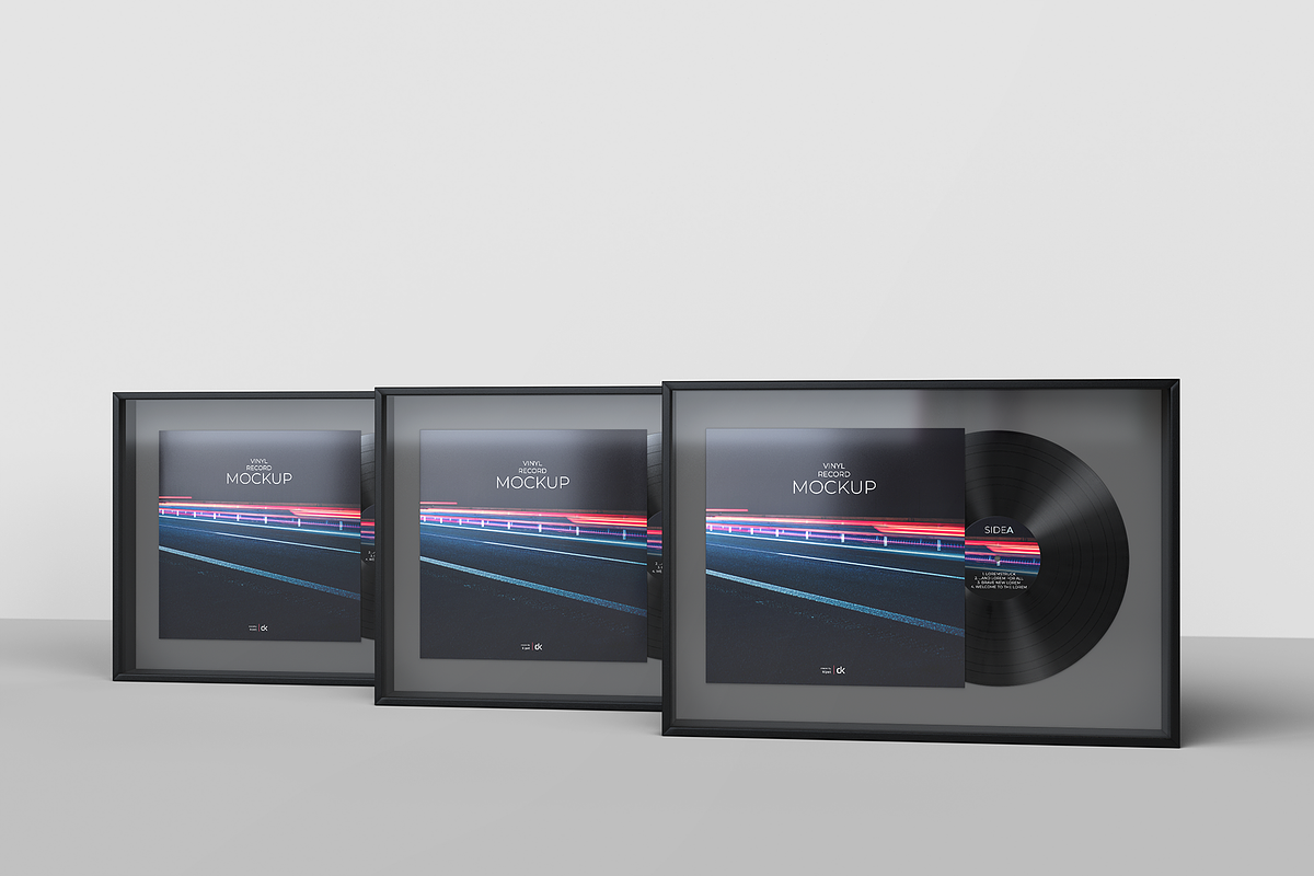 Framed Vinyl Mockup, a Packaging Mockup by KIPET (Photo 13 of 15)