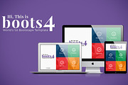 Boots4 Creative Bootstrap 4 Template, a Bootstrap Template by Theme Wagon (Thumbnail 1 of 6)