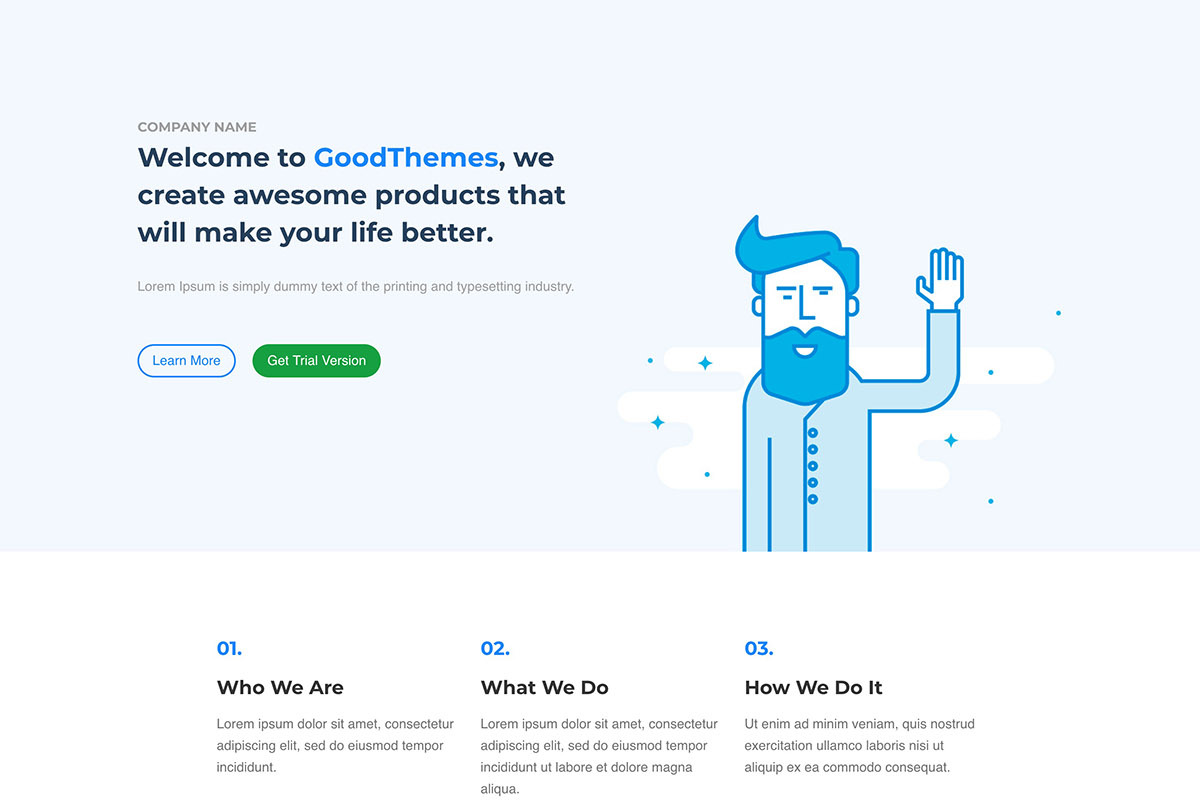 GoodThemes - Landing Pages Bundle 1, a Bootstrap Template by Alvarez Themes (Photo 3 of 5)