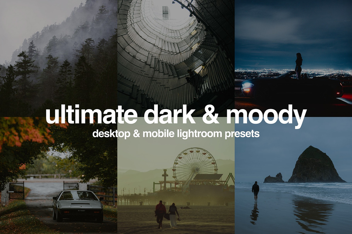 10 Dark & Moody Lightroom Presets, a Preset Add-On by Gridfiti (Photo 2 of 18)