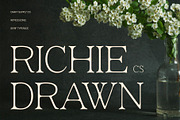 CS Richie Drawn, a Serif Font by Craft Supply Co. (Thumbnail 1 of 8)