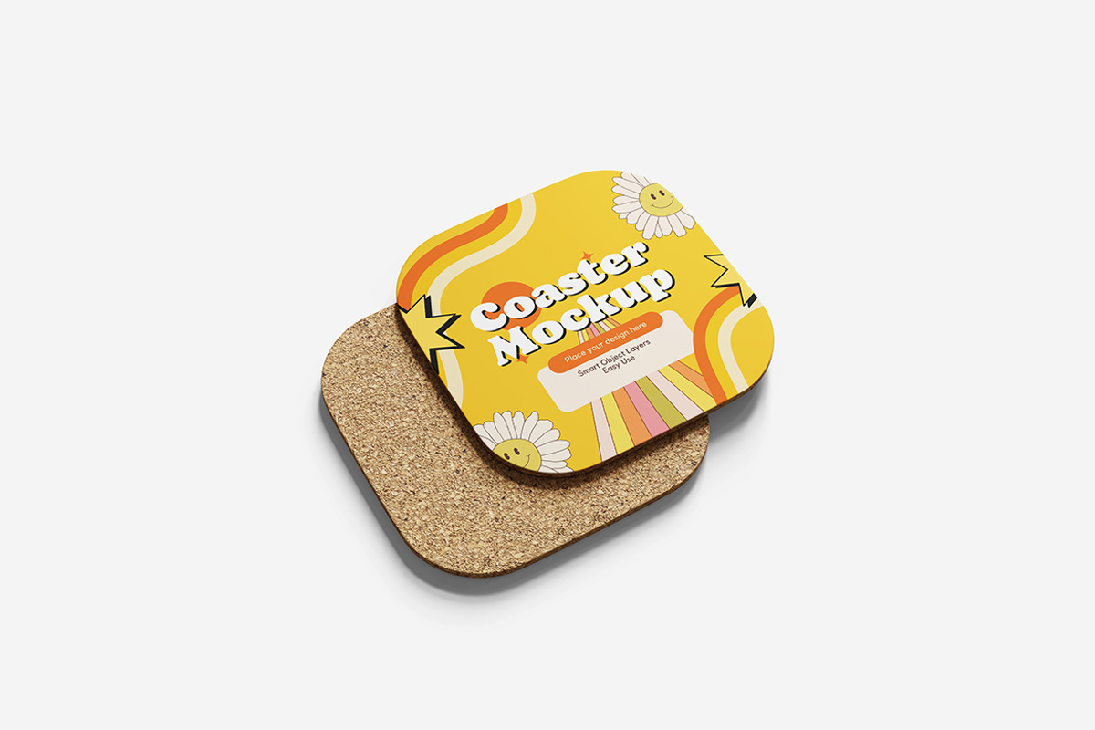Coaster Mockup, a Product Mockup by Indah (Photo 6 of 6)