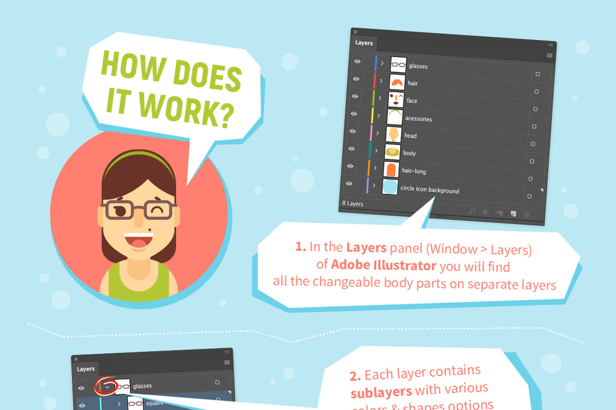 Women Characters Avatar Constructor, an Icon by Yuzach (Photo 3 of 4)