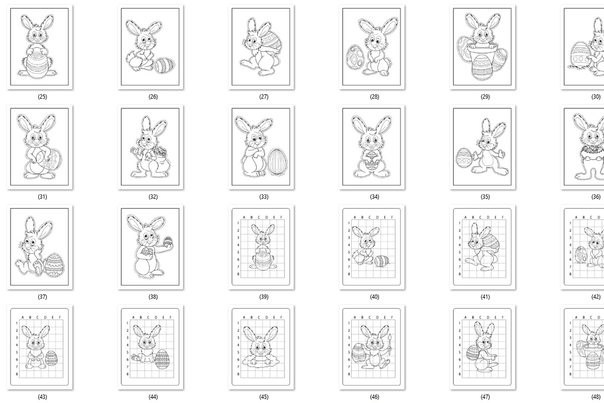 80 Cute Easter Activity VectorDesign, an Illustration by Blue Digital Studio (Photo 5 of 6)