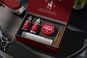 38 Barbershop Saloon Branding Mockup, an Advertising Mockup by Vitora Mockup (Thumbnail 3 of 13)