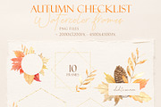 Watercolor Bundle Four Seasons., a Seasonal Illustration by NataliArkushArt (Thumbnail 52 of 65)