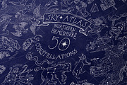 Sky Atlas 50 constellations, an Animal Illustration by ZiziMarket (Thumbnail 1 of 5)