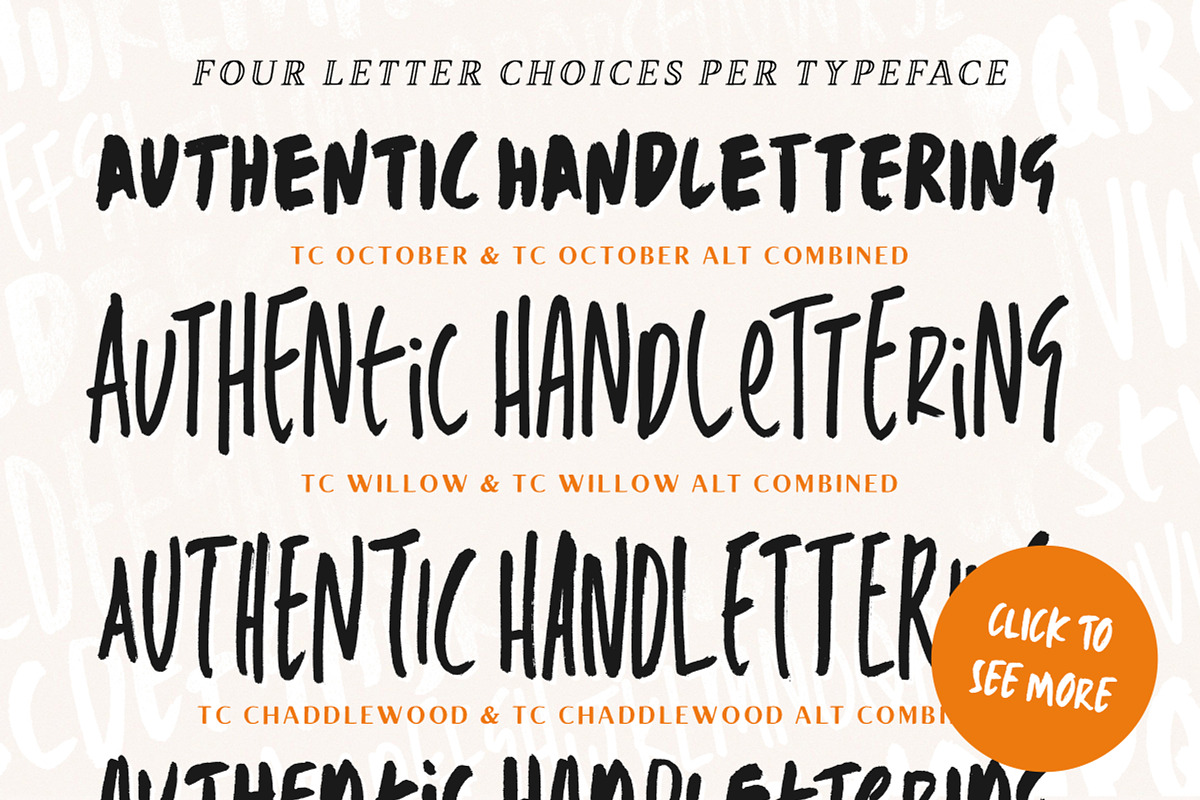 Full'A'Quirks Handwritten Fonts Pack preview 2