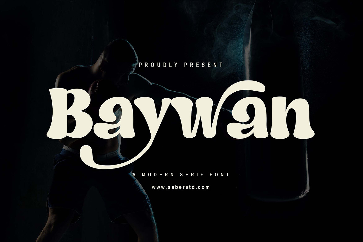 Baywan, a Sans Serif Font by Zelda Graphic (Photo 1 of 7)