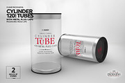 120mm Cylinder Tube Packaging Mockup, a Cups & Container Mockup by INCDesign (Thumbnail 6 of 12)