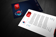 RW Modern & Creative Identity + Logo, a Stationery Template by Reclameworks (Thumbnail 3 of 5)