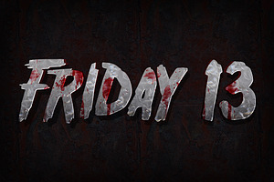 Horror Movie 3D Text For Photoshop