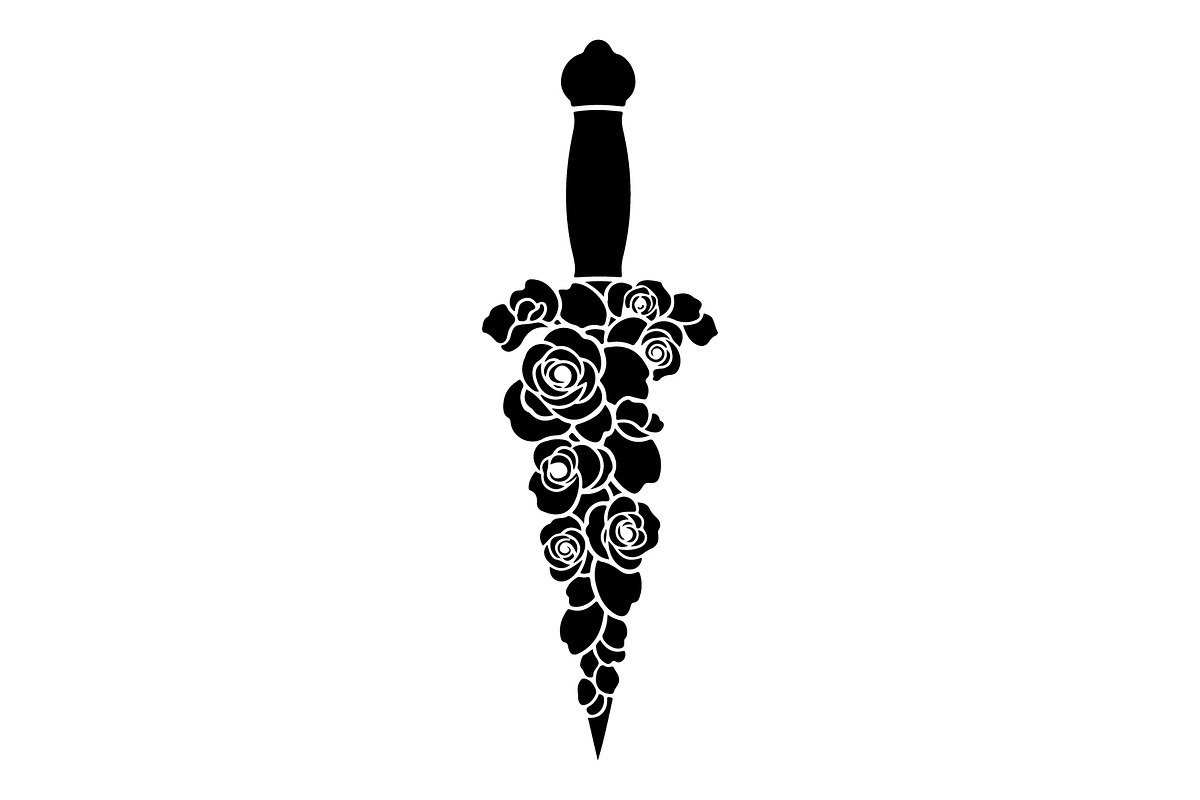 Ornamental Dagger Silhouette Bundle, an Object Illustration by Gaye Art (Photo 27 of 31)