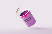 Pint Can Mockup, a Packaging Mockup by MockupFree.Net