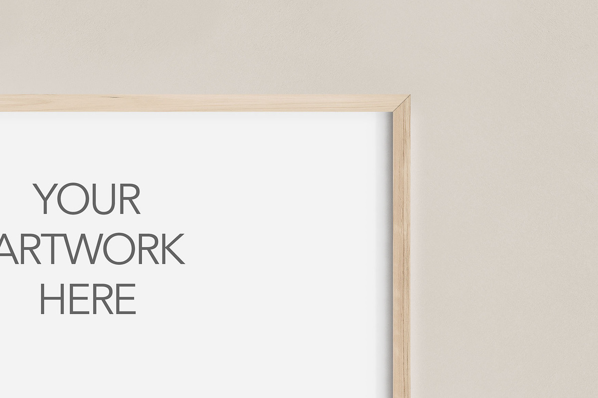 Landscape Wood Frame Mockup, a Household Mockup by OakstoneCreative (Photo 4 of 5)