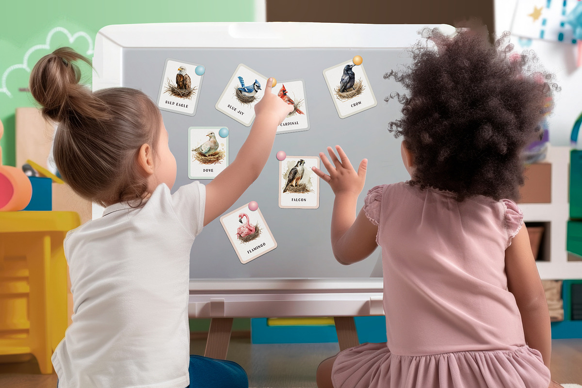 Birds and Their Nests Flash Cards, an Education Illustration by Pix Cafe (Photo 8 of 10)