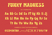 Funky Madness - Retro Font, a Script Font by AQR Studio (Thumbnail 9 of 9)